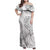 Brain Cancer Warrior Family Matching Off Shoulder Maxi Dress and Hawaiian Shirt Never Give Up