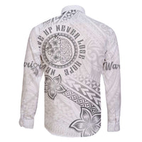 Brain Cancer Warrior Family Matching Off Shoulder Short Dress and Hawaiian Shirt Never Give Up LT05 - Polynesian Pride