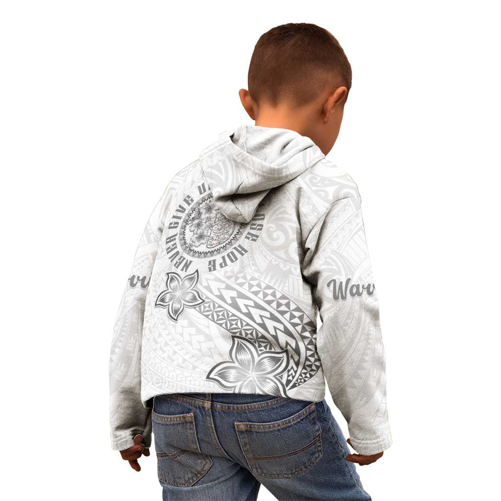 Brain Cancer Warrior Kid Hoodie Never Give Up