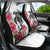 White Polynesian Hammerhead Shark Tribal Pattern Car Seat Cover