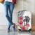 White Polynesian Hammerhead Shark Tribal Pattern Luggage Cover