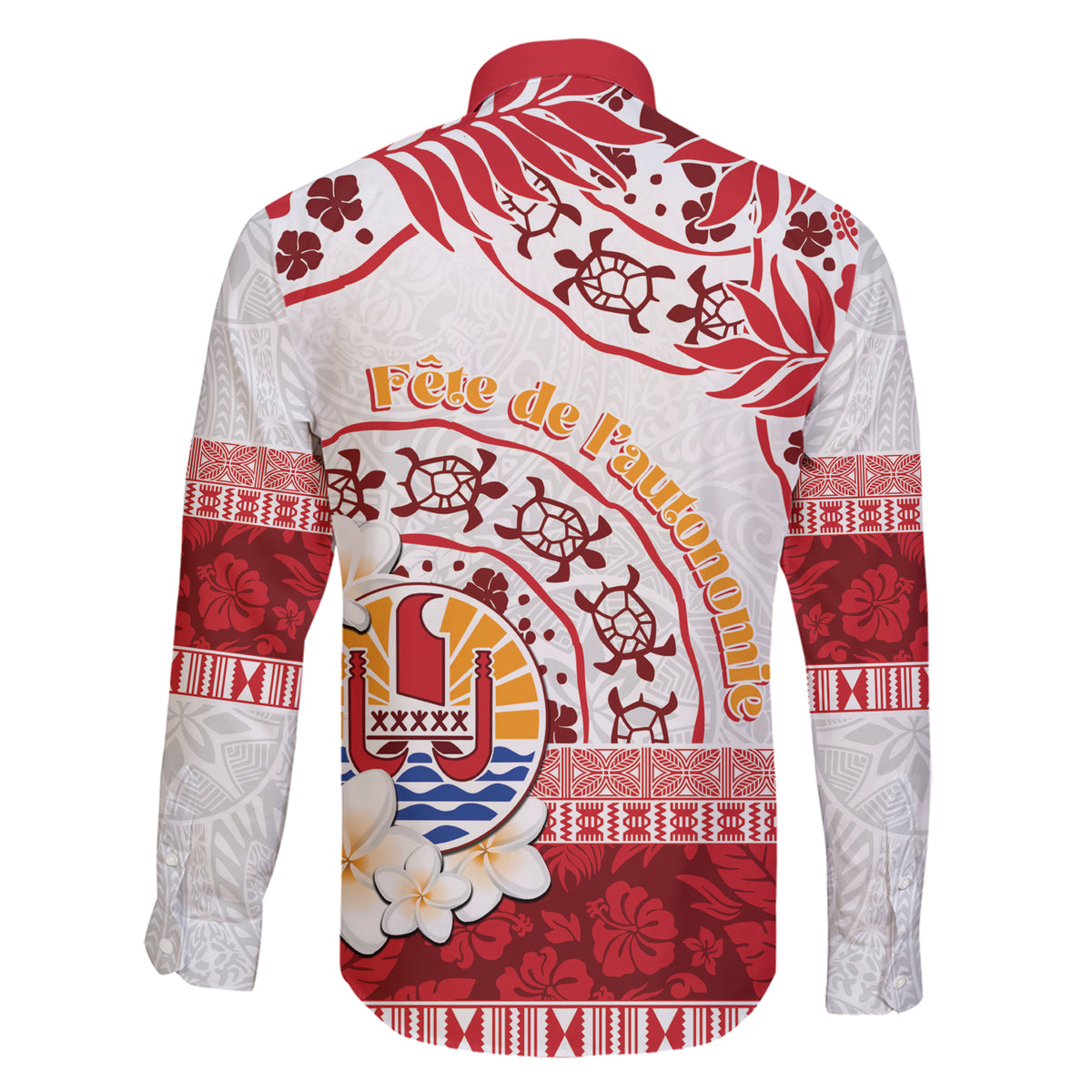 French Polynesia Internal Autonomy Day Family Matching Short Sleeve Bodycon Dress and Hawaiian Shirt Tropical Hibiscus And Turtle Pattern