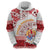 French Polynesia Internal Autonomy Day Hoodie Tropical Hibiscus And Turtle Pattern