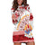 French Polynesia Internal Autonomy Day Hoodie Dress Tropical Hibiscus And Turtle Pattern