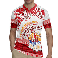 French Polynesia Internal Autonomy Day Rugby Jersey Tropical Hibiscus And Turtle Pattern
