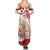 French Polynesia Internal Autonomy Day Summer Maxi Dress Tropical Hibiscus And Turtle Pattern