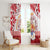 French Polynesia Internal Autonomy Day Window Curtain Tropical Hibiscus And Turtle Pattern