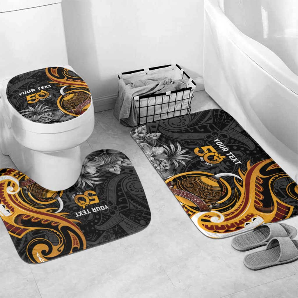 Papua New Guinea Bathroom Set Happy 50th Independence Anniversary - Polynesian Pride