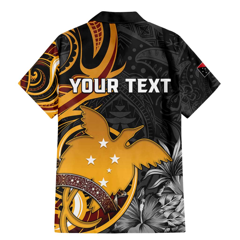 Personalised Papua New Guinea Family Matching Mermaid Dress and Hawaiian Shirt Happy 50th Independence Anniversary - Polynesian Pride