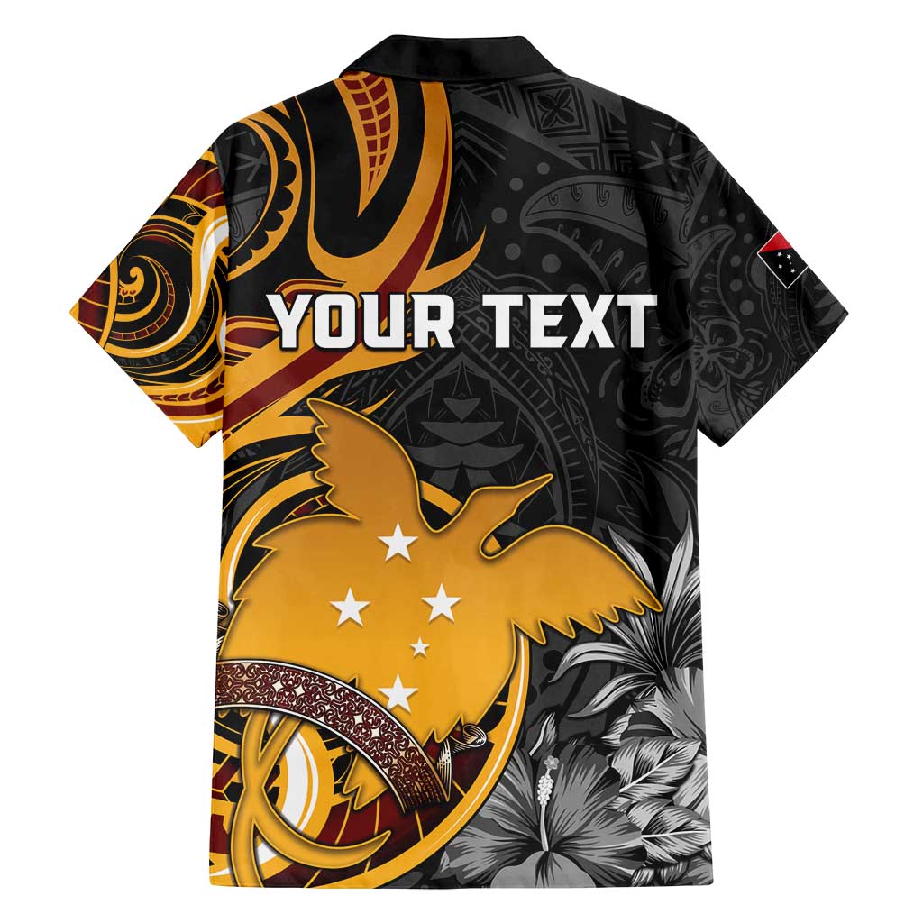 Personalised Papua New Guinea Family Matching Off Shoulder Maxi Dress and Hawaiian Shirt Happy 50th Independence Anniversary - Polynesian Pride