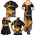 Personalised Papua New Guinea Family Matching Summer Maxi Dress and Hawaiian Shirt Happy 50th Independence Anniversary - Polynesian Pride