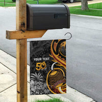 Personalised Papua New Guinea Garden Flag Happy 50th Independence Anniversary - Polynesian Pride