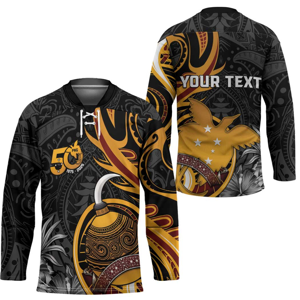 Papua New Guinea Hockey Jersey Happy 50th Independence Anniversary - Polynesian Pride