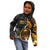 Personalised Papua New Guinea Kid Hoodie Happy 50th Independence Anniversary - Polynesian Pride