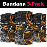 Papua New Guinea Neck Gaiter Happy 50th Independence Anniversary - Polynesian Pride