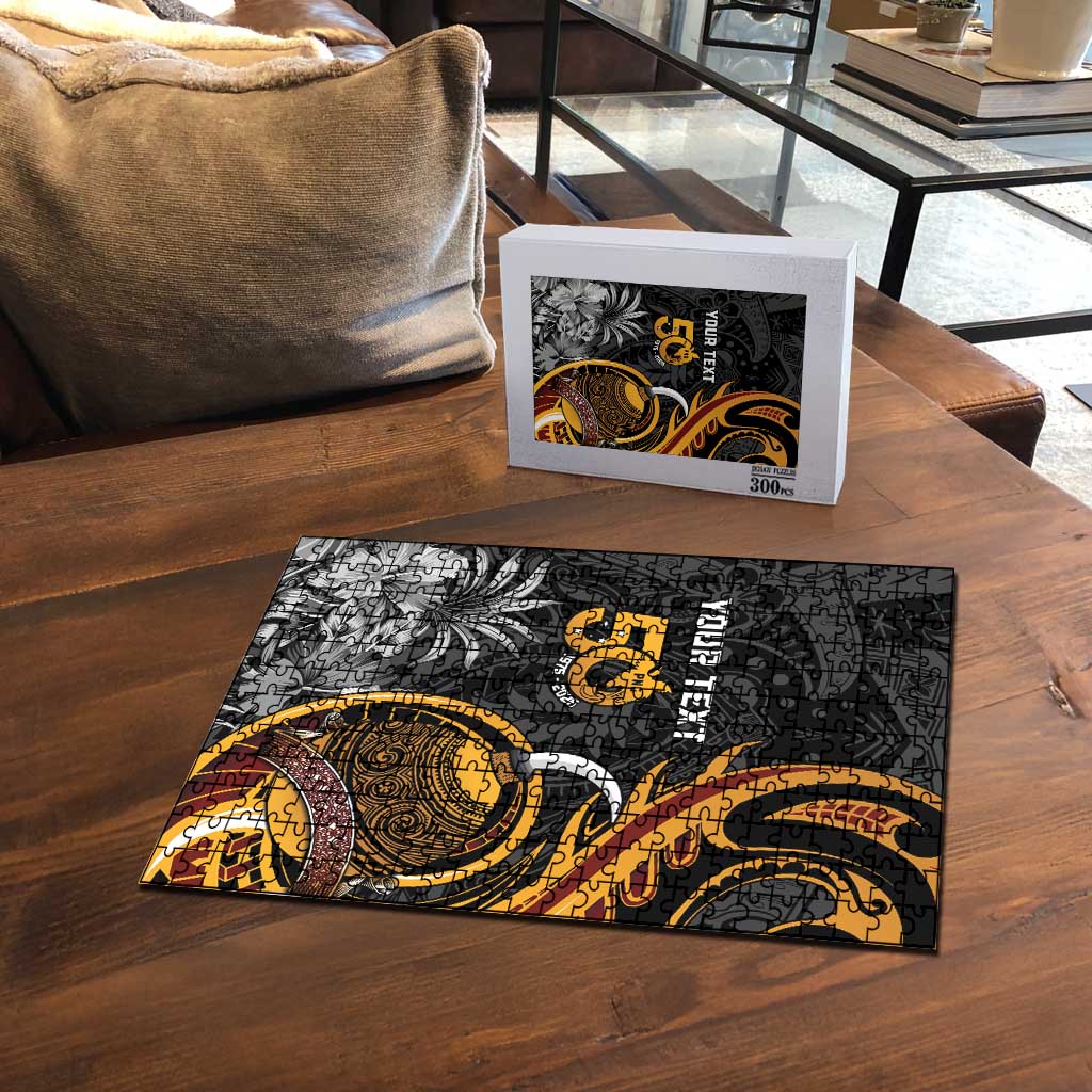 Papua New Guinea Puzzle Happy 50th Independence Anniversary - Polynesian Pride