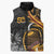 Papua New Guinea Sleeveless Puffer Jacket Happy 50th Independence Anniversary - Polynesian Pride