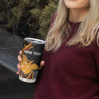 Personalised Papua New Guinea Tumbler Cup Happy 50th Independence Anniversary - Polynesian Pride