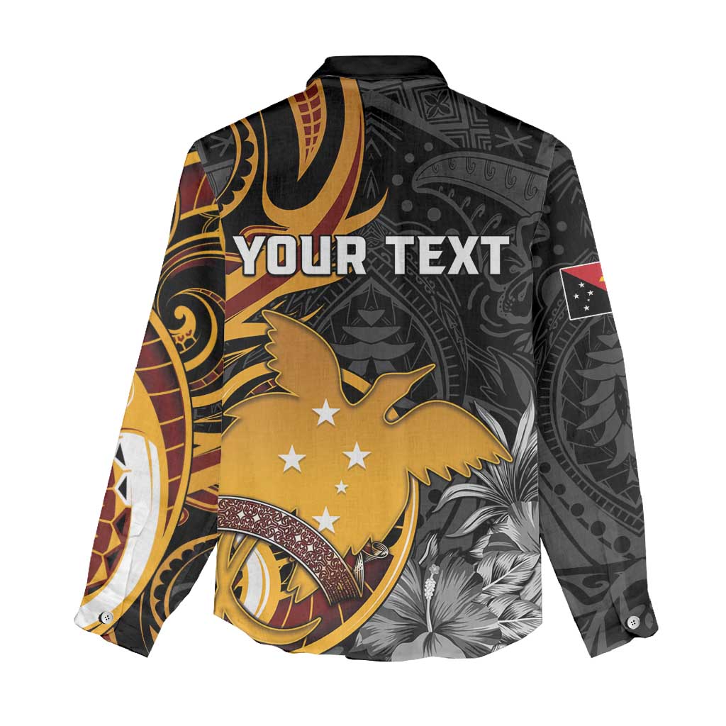 Personalised Papua New Guinea Women Casual Shirt Happy 50th Independence Anniversary - Polynesian Pride