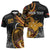 Papua New Guinea Zipper Polo Shirt Happy 50th Independence Anniversary - Polynesian Pride