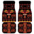 Papua Batik Motif Car Mats Papua Spirit Black Version - Polynesian Pride