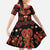 Papua Batik Motif Family Matching Puletasi and Hawaiian Shirt Papua Spirit Black Version - Polynesian Pride