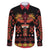 Papua Batik Motif Family Matching Puletasi and Hawaiian Shirt Papua Spirit Black Version - Polynesian Pride
