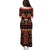 Papua Batik Motif Family Matching Puletasi and Hawaiian Shirt Papua Spirit Black Version - Polynesian Pride