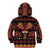 Papua Batik Motif Kid Hoodie Papua Spirit Black Version - Polynesian Pride