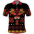 Papua Batik Motif Polo Shirt Papua Spirit Black Version - Polynesian Pride