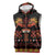 Papua Batik Motif Sleeveless Zip Hoodie Papua Spirit Black Version - Polynesian Pride