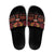 Papua Batik Motif Slide Sandals Papua Spirit Black Version - Polynesian Pride