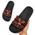 Papua Batik Motif Slide Sandals Papua Spirit Black Version - Polynesian Pride