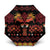 Papua Batik Motif Umbrella Papua Spirit Black Version - Polynesian Pride