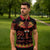 Papua Batik Motif Zipper Polo Shirt Papua Spirit Black Version - Polynesian Pride