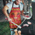 Papua Batik Motif Apron Papua Spirit Red Version - Polynesian Pride