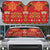 Papua Batik Motif Auto Sun Shade Papua Spirit Red Version - Polynesian Pride