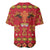 Papua Batik Motif Baseball Jersey Papua Spirit Red Version - Polynesian Pride