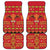Papua Batik Motif Car Mats Papua Spirit Red Version - Polynesian Pride