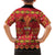 Papua Batik Motif Kid Hawaiian Shirt Papua Spirit Red Version - Polynesian Pride