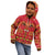 Papua Batik Motif Kid Hoodie Papua Spirit Red Version - Polynesian Pride