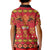 Papua Batik Motif Kid Polo Shirt Papua Spirit Red Version - Polynesian Pride