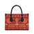 Papua Batik Motif Leather Bag Papua Spirit Red Version - Polynesian Pride