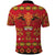 Papua Batik Motif Polo Shirt Papua Spirit Red Version - Polynesian Pride