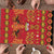 Papua Batik Motif Puzzle Papua Spirit Red Version - Polynesian Pride