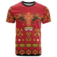Papua Batik Motif T Shirt Papua Spirit Red Version - Polynesian Pride