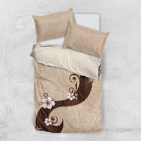 Polynesia Hibiscus Bedding Set Cameo Curve Motif - Polynesian Pride