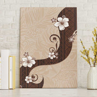 Polynesia Hibiscus Canvas Wall Art Cameo Curve Motif - Polynesian Pride