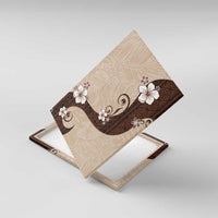 Polynesia Hibiscus Canvas Wall Art Cameo Curve Motif - Polynesian Pride