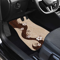 Polynesia Hibiscus Car Mats Cameo Curve Motif - Polynesian Pride